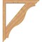 Ekena Millwork Funston Traditional Smooth Bracket w/ Offset Brace, Western Red Cedar, 5 1/2"W x 42"D x 48"H BKT0604X42X48FST01SWR - alternate 4